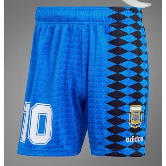 AFA Argentina 1994 Soccer Futbol Shorts 100% Authentic Maradona Messi Size Small - Picture 1 of 7
